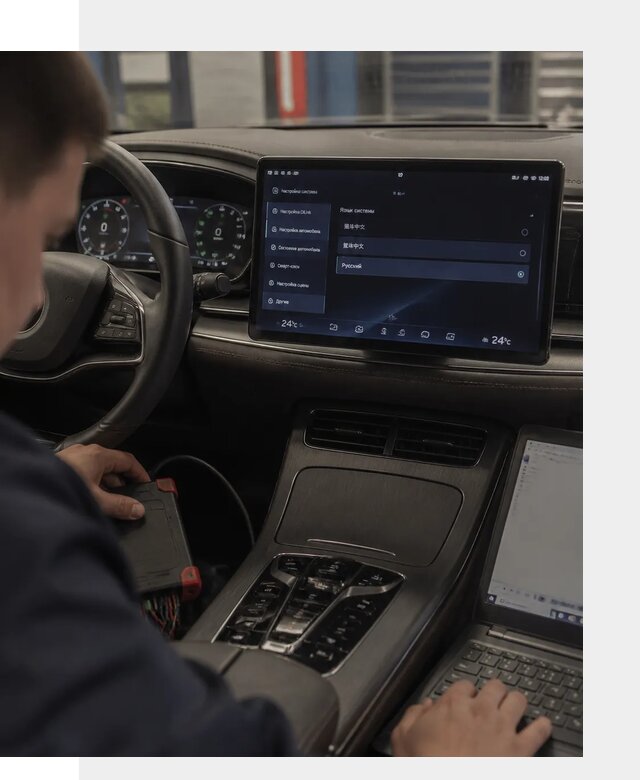 Русификация автомобиля BYD HAN для эксплуатации в Асбесте